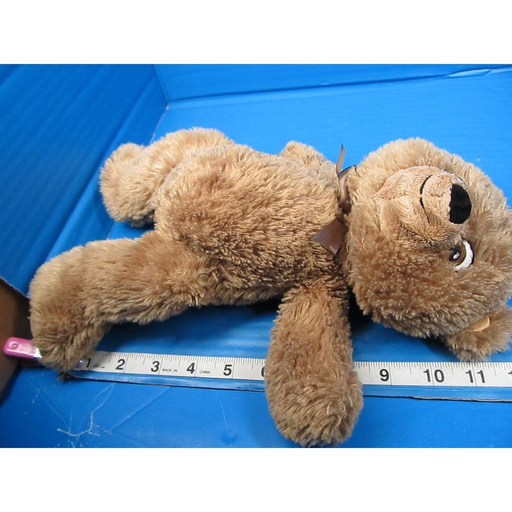Garanimals Soft Little Teddy Bear Plush 12" Brown Bow Stuffed Animal Toy - Picture 8 of 8
